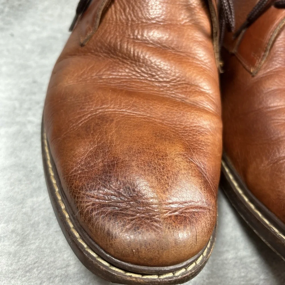 Cole Haan Chukka Men's 13 Brown Leather Goodyear‎ Welt GYW Stacked Heel C24531